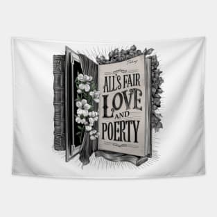 all s fair in love and poetry book Tapestry