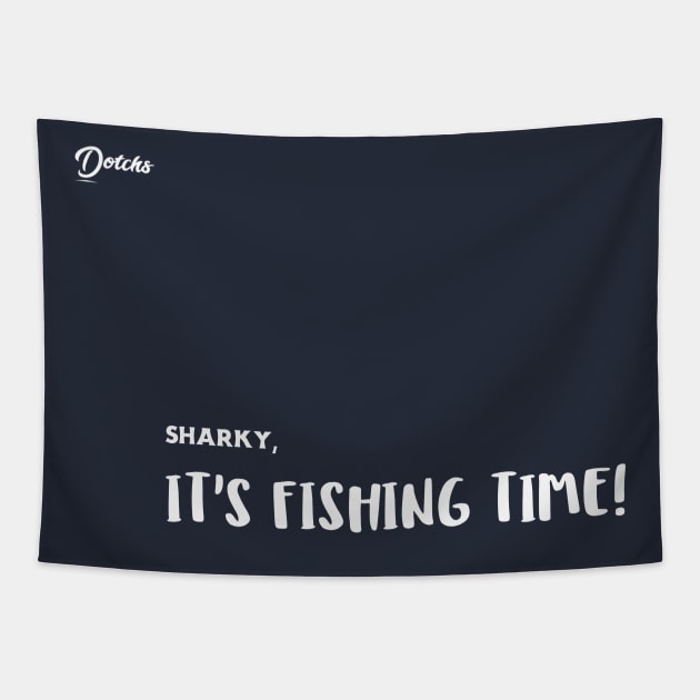 it's fishing time - Dotchs Tapestry by Dotchs