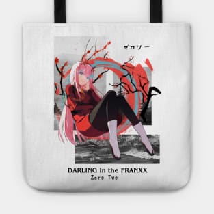 Landscape shards Sakura dawn Tote