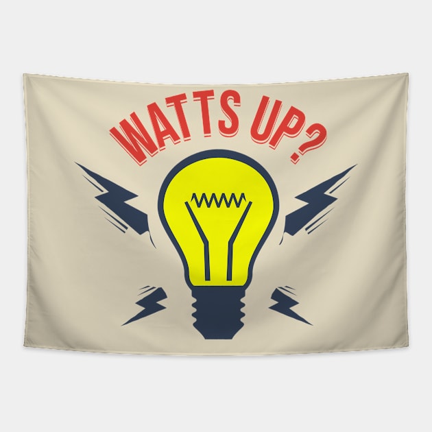 Watts Up? Tapestry by Inkredible Tees