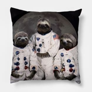 Astronaut Sloths on the way to the moon - Print / Home Decor / Wall Art / Poster / Gift / Birthday / Sloth Lover Gift / Animal print Canvas Print Pillow