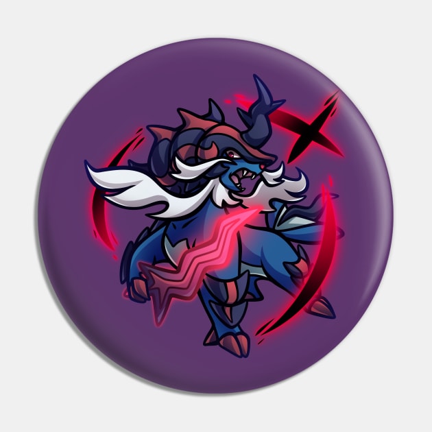 Hisuian Samurott Pin by PrinceofSpirits