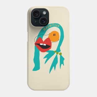 Mauritius - Colorful Bold Illustration for Travellers Phone Case