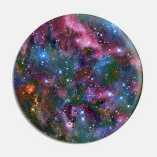 Colorful Universe Nebula Galaxy And Stars Pin