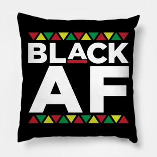 Black AF, Black People, African American, Black Lives Matter, Black Pride Pillow