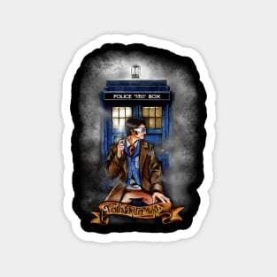 Halloween 10th Doctor in the mist Magnet