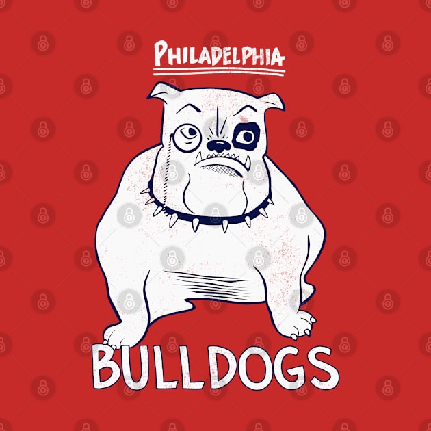 Vintage Philadelphia Bulldogs Football 1965 by LocalZonly