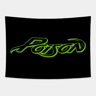 Poison Solid logo Tapestry