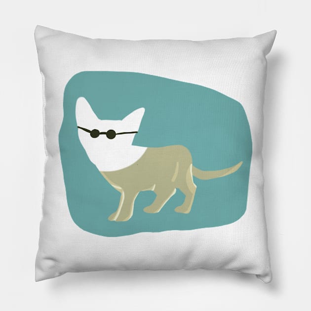 Doge sunglasses, Character dog Pillow by Tapood