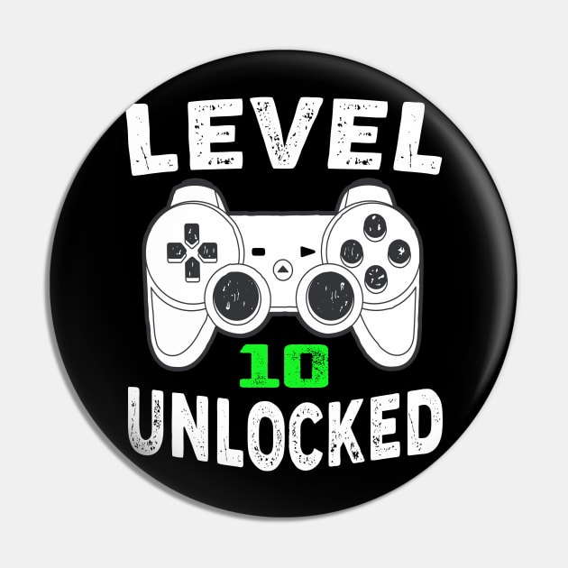 Level 10 Unlocked Pin by Aliaksandr
