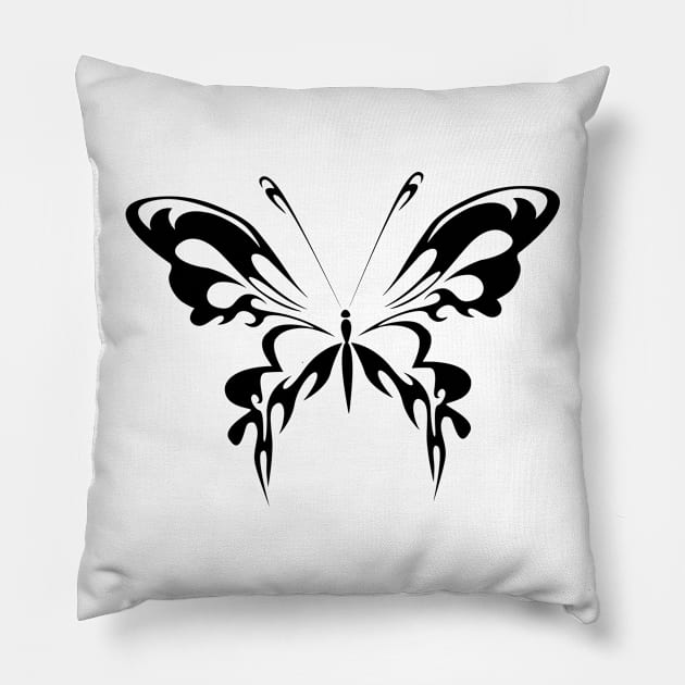 Butterfly Pillow by linesdesigns