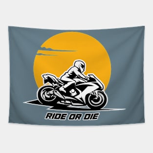 Ride or Die - Biker Lifestyle Tapestry