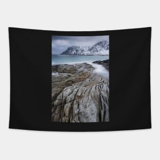 Flakstad Fjord Tapestry