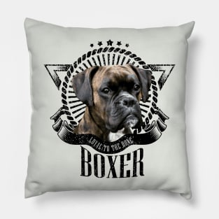 Boxer dog Pillow