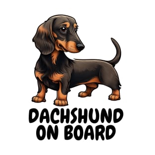 Dachshund on Board T-Shirt