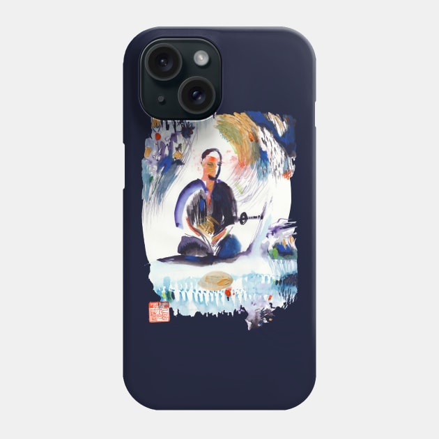 Iaido, sitting in nature Phone Case by Sylke Gande