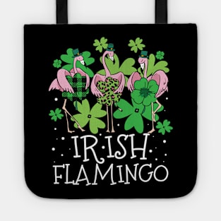 Irish Flamingo Saint Patrick's Day Tote