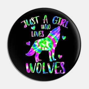 Just a girl who loves wolves Pin