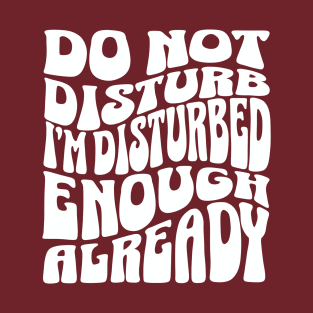 Dont disturb me Im already disturbed T-Shirt