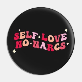 Self Love No Narcs (groovy pink aesthetic) Pin