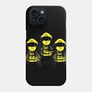 3 Bombus Bee Family, nature and insect lovers white or gray Phone Case