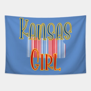 Kansas Girl Tapestry