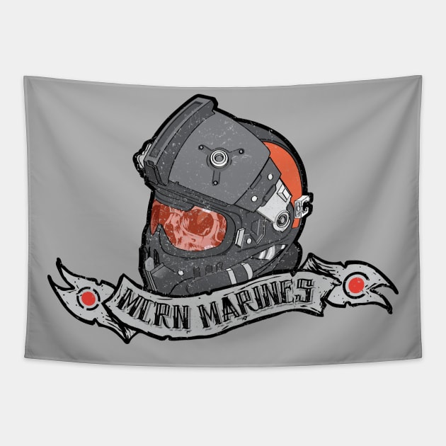 MCRN Marines Tapestry by d4n13ldesigns