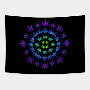 Leaf Mandala Tapestry