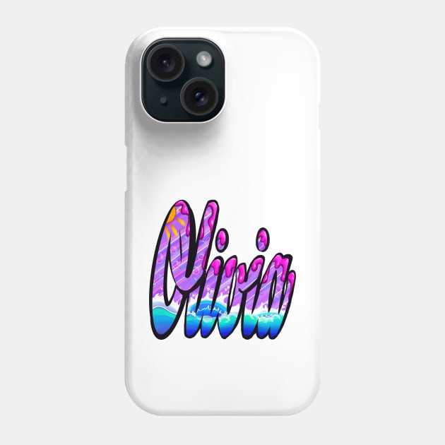 Olivia personalised customised  name Olivia Phone Case by Artonmytee