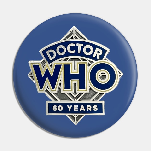 60 years of Doctor Who ✅ Pin by INLE Designs