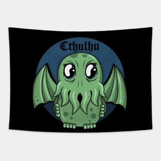 Chibi Cthulhu Tapestry