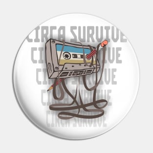 Circa Survive Cassette Pin