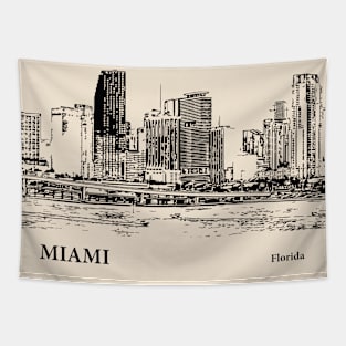 Miami - Florida Tapestry