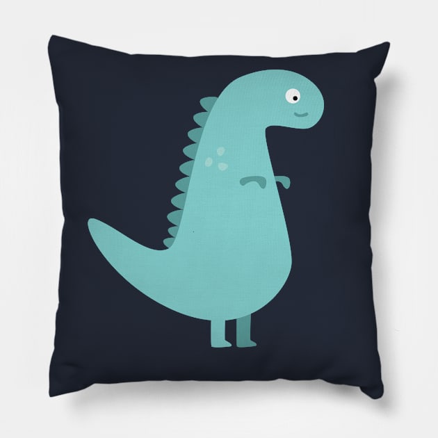 Dinosaur Pillow by burropatterns