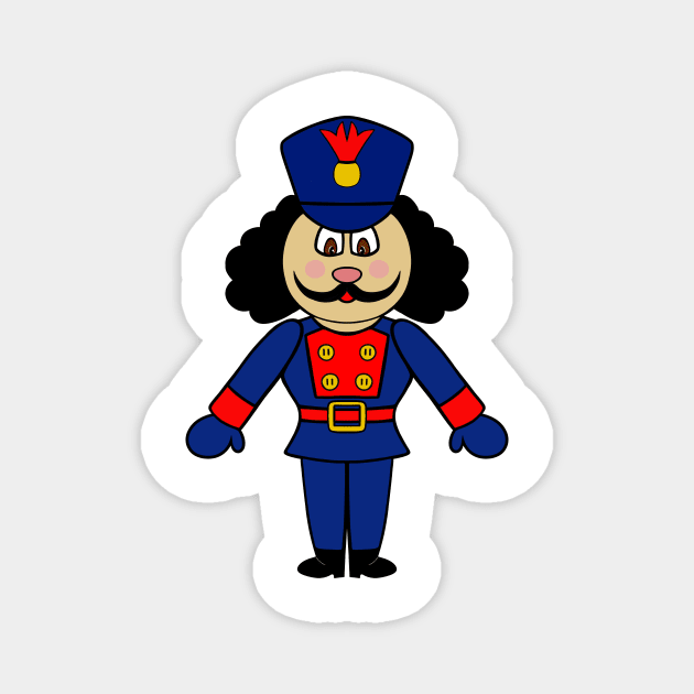 MERRY Christmas Toy Soldier Magnet by SartorisArt1