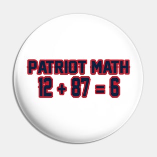 Patriot Math! Pin