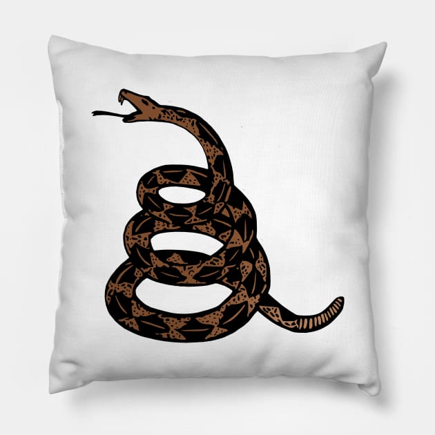 gadsden flag Pillow by psanchez