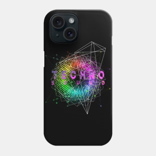 Techno Music Sound Explosion EDM Festival Phone Case