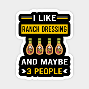 3 People Ranch Dressing Magnet