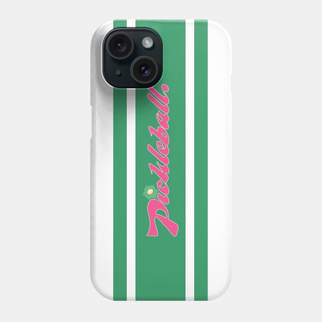 Pickleball Stripes Phone Case by ameemax