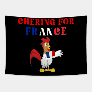 Cheering for France Tapestry