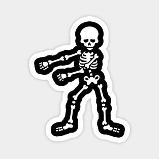 Floss like a boss flossing dancing skeleton Magnet