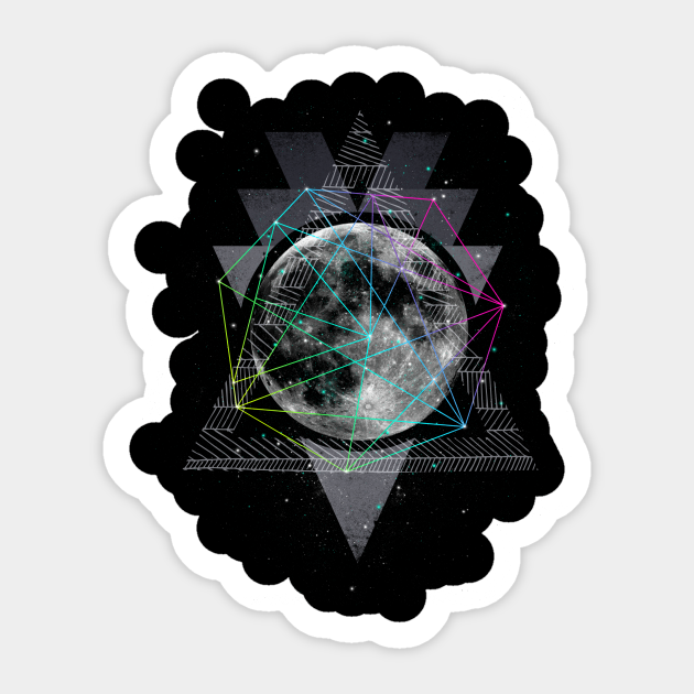 The Moon - Moon - Sticker