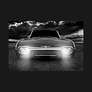 ford Thunderbird, black and white T-Shirt