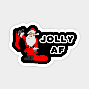 Funny Christmas Gifts Santa Joily AF Magnet