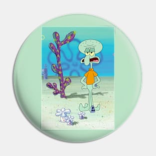 Squidward Pin