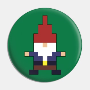 Garden Gnome Tomte Style in Pixel Pin