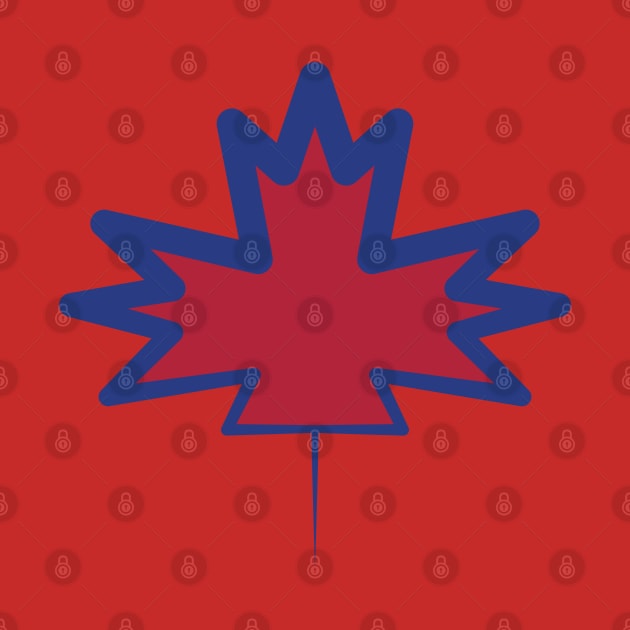 Maple Leaf - Retro by Kat C.