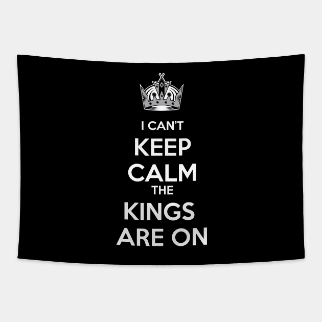 Can't Keep Calm LA Kings Tapestry by Kaztiel