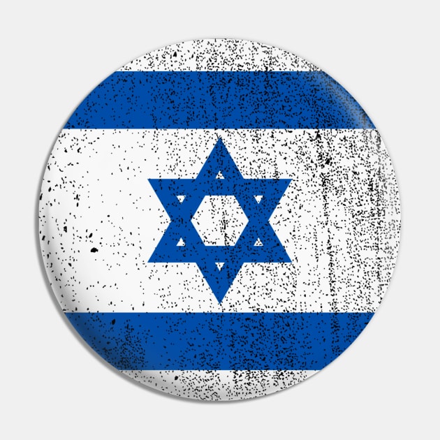 Israel Flag - Star of David - I Stand with Israel Pin by Danemilin